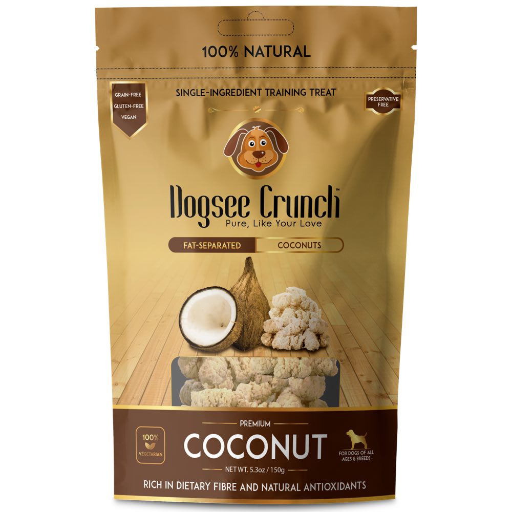4 FOR $13: Dogsee Crunch Coconut Grain-Free Dog Treats 50g