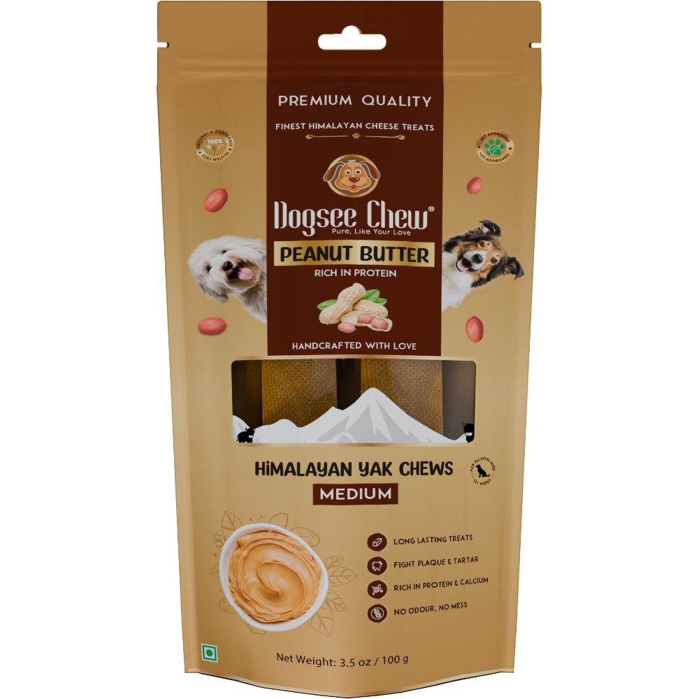 33% OFF: Dogsee Himalayan Yak Chew Dog Treats 100g