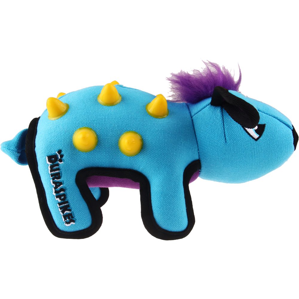 GiGwi Duraspikes Extra Durable Plush Dog Toy (Light Blue Rabbit)